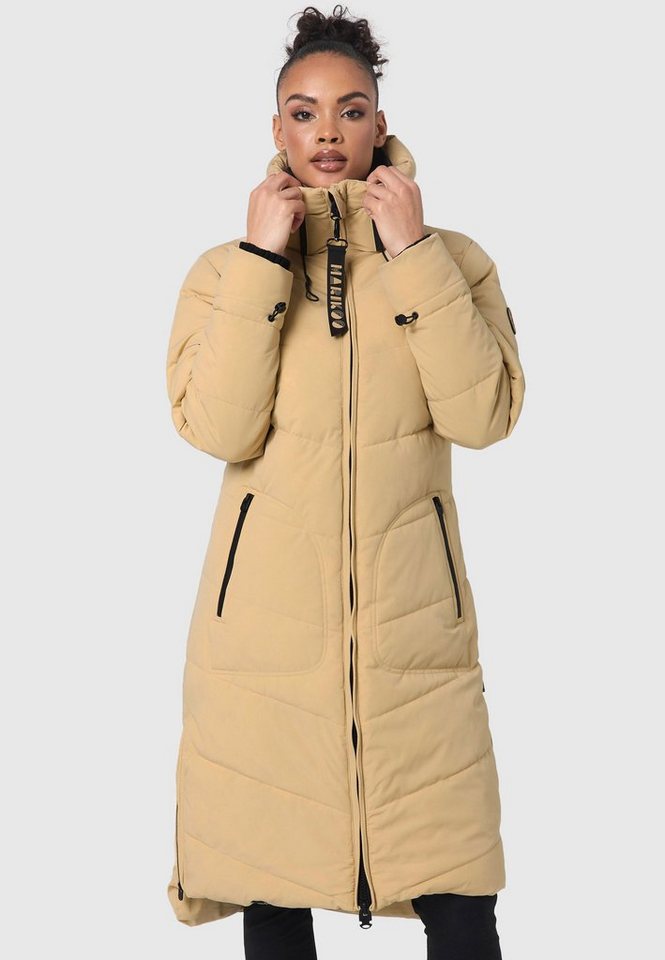 Marikoo Winterjacke Benikoo langer Winter Mantel gesteppt von Marikoo