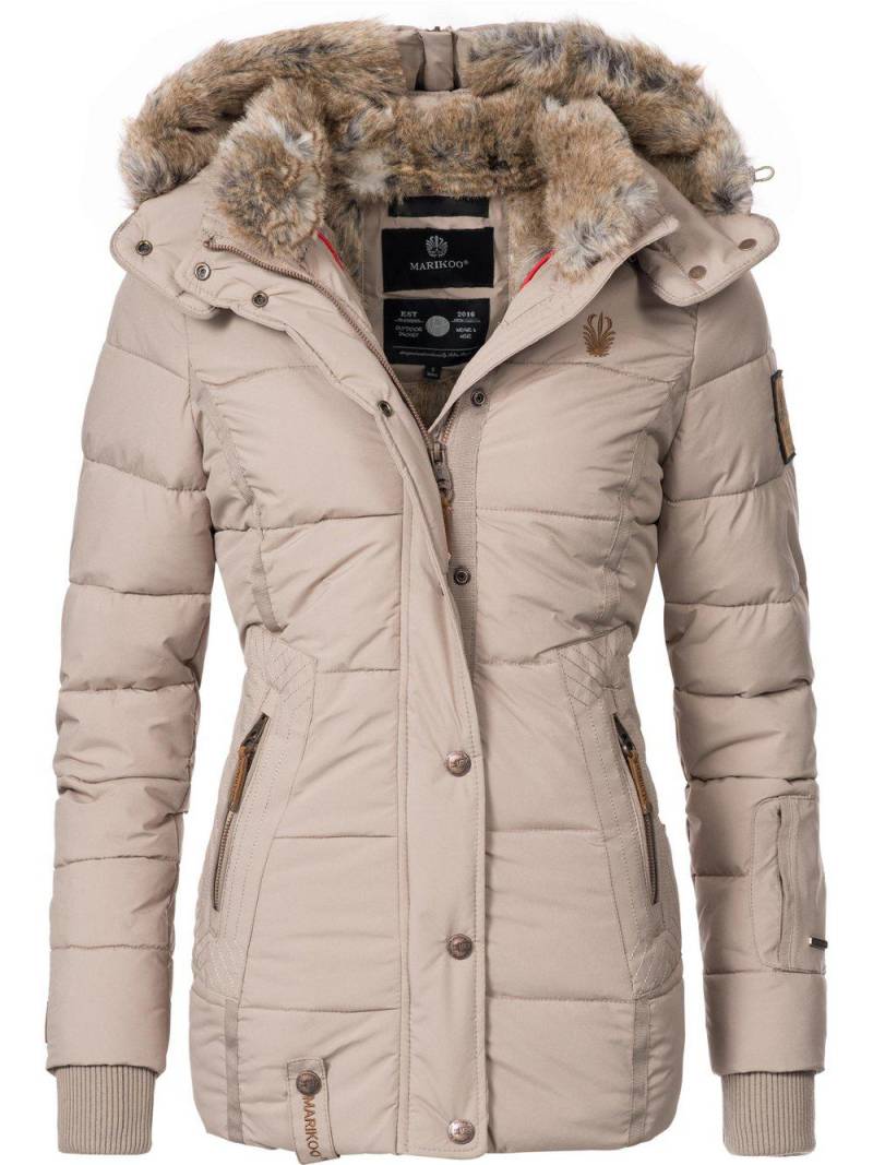 Marikoo Winterjacke Damen, beige von Marikoo