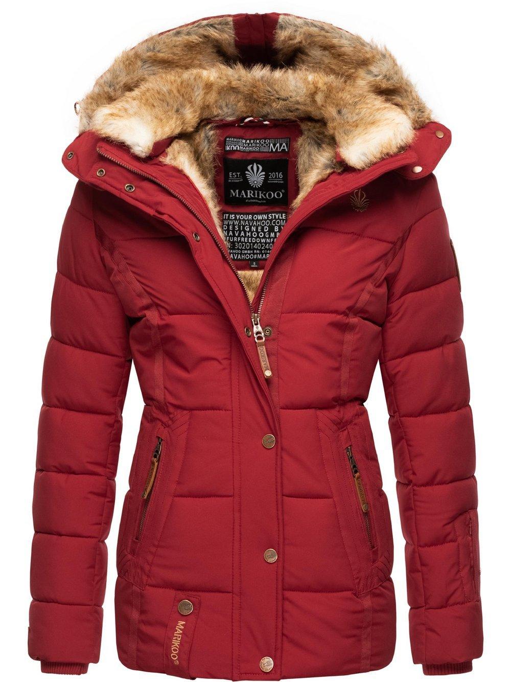 Marikoo Winterjacke Damen, rot von Marikoo