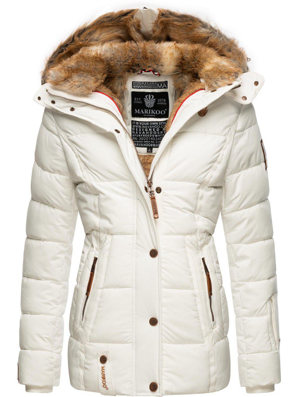 Marikoo Winterjacke Damen, weiß von Marikoo