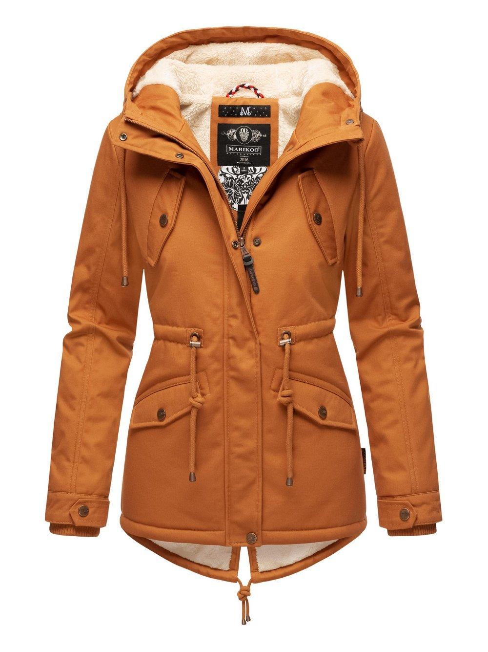 Marikoo Winterjacke Damen Baumwolle, terra von Marikoo