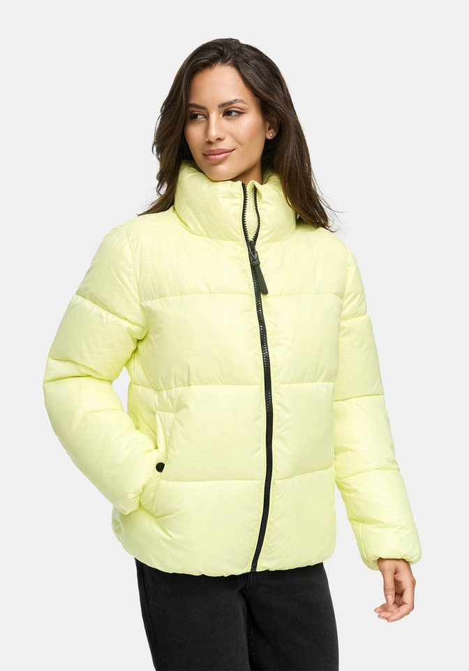 Marikoo Winterjacke Hazalee mit leicht gläzendem Obermaterial und hohem Kragen von Marikoo