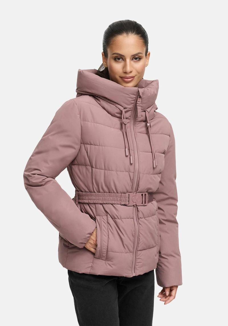 Marikoo Winterjacke "Himee" mit praktischem Taillengürtel und robuster Klickschnalle von Marikoo