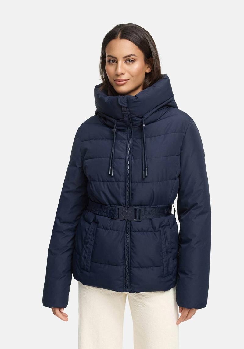 Marikoo Winterjacke "Himee" mit praktischem Taillengürtel und robuster Klickschnalle von Marikoo