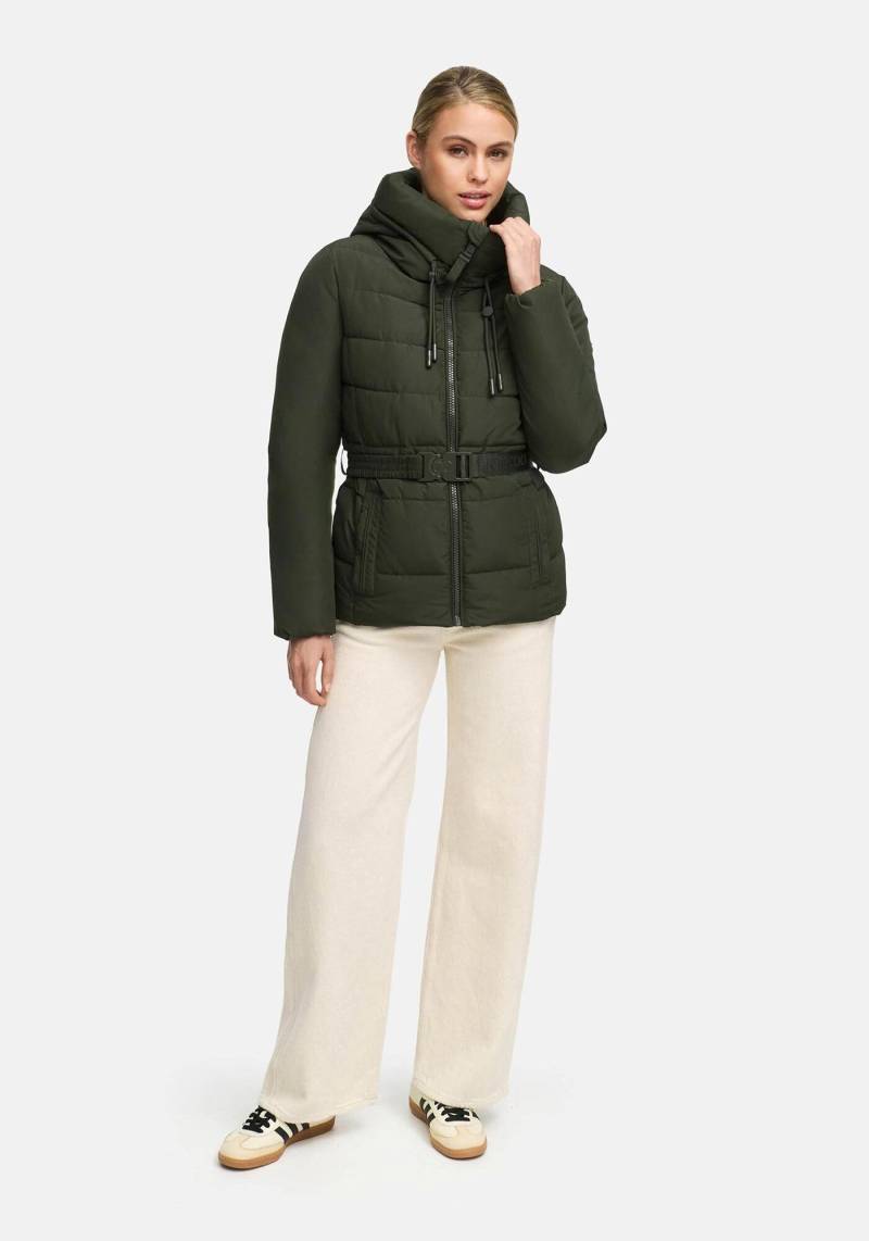 Marikoo Winterjacke "Himee" mit praktischem Taillengürtel und robuster Klickschnalle von Marikoo