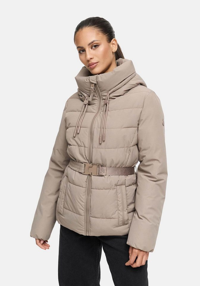 Marikoo Winterjacke Himee mit praktischem Taillengürtel und robuster Klickschnalle von Marikoo