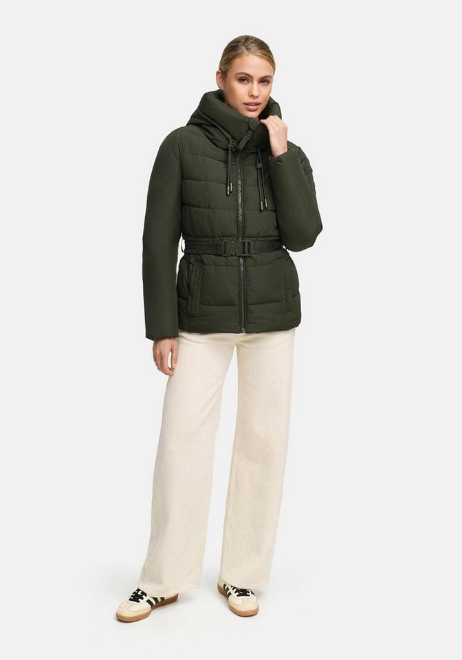 Marikoo Winterjacke Himee mit praktischem Taillengürtel und robuster Klickschnalle von Marikoo