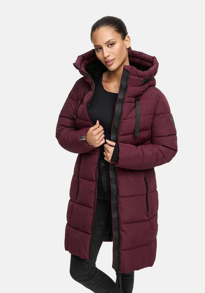 Marikoo Winterjacke Natsukoo XVI Stepp Mantel mit großer Kapuze von Marikoo