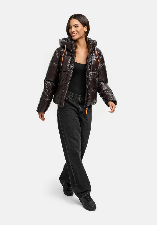Marikoo Winterjacke Skyraa Leicht glänzendes Obermaterial mit moderner Steppung von Marikoo
