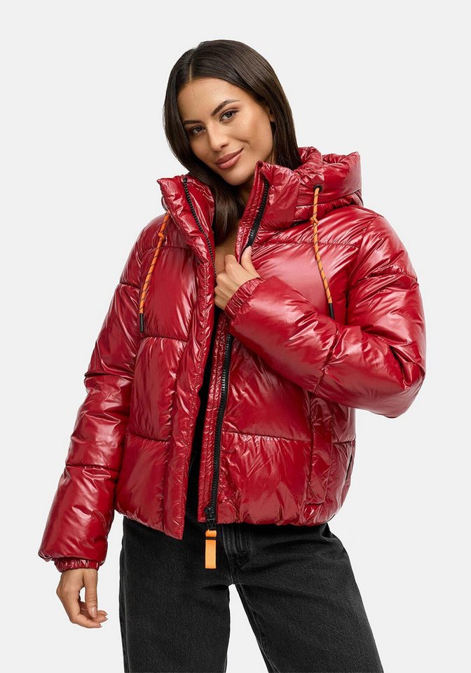 Marikoo Winterjacke Skyraa Leicht glänzendes Obermaterial mit moderner Steppung von Marikoo