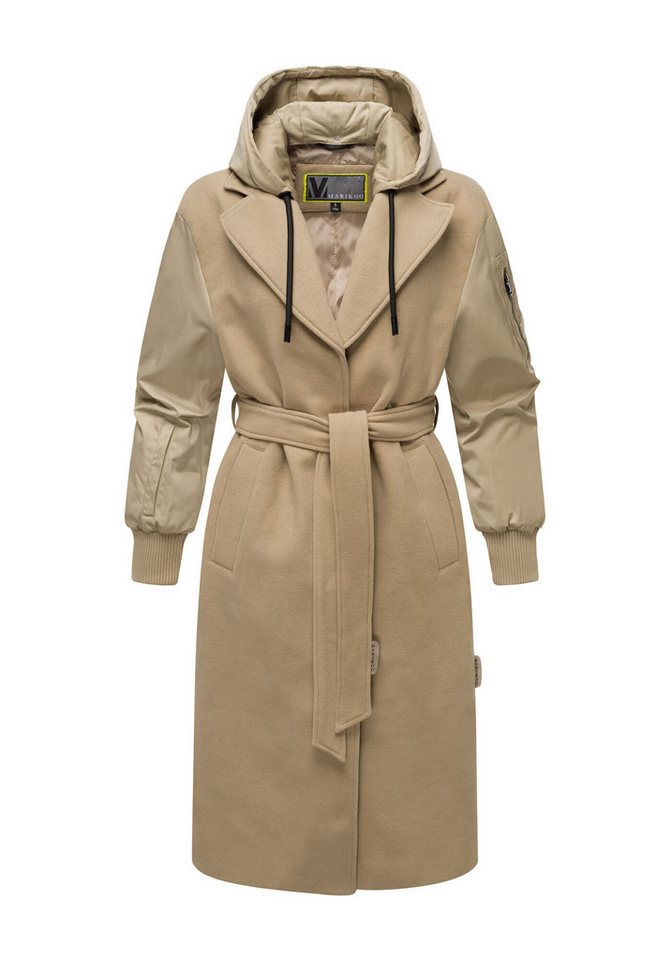 Marikoo Winterjacke Tjadee Langer Wickelmantel von Marikoo