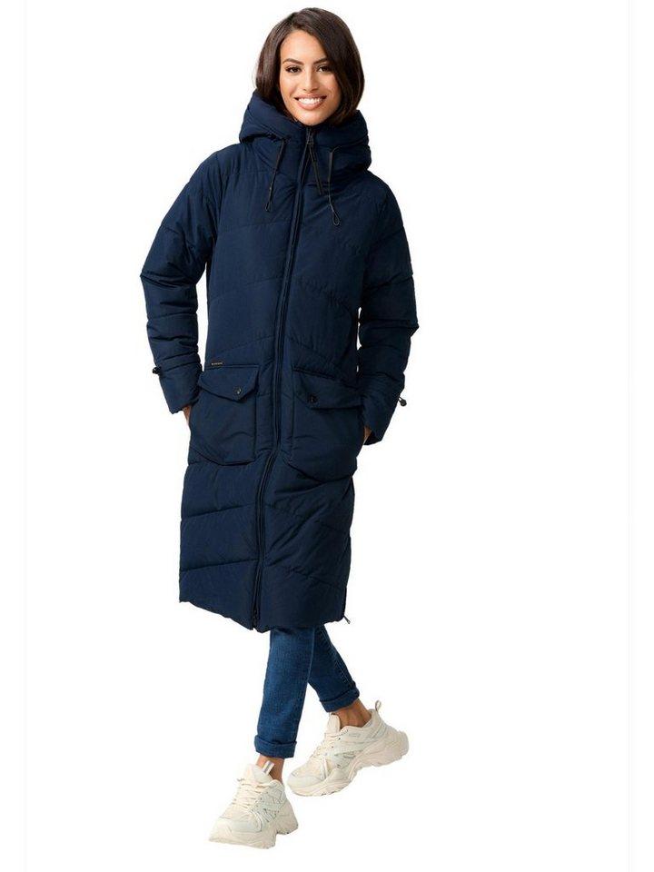 Marikoo Winterjacke Tomomii XVI warmer Winter Stepp Mantel mit Kapuze von Marikoo