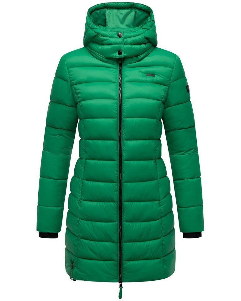 Marikoo Wintermantel Abendsternchen zeitloser Wintermantel mit schmaler Steppung von Marikoo