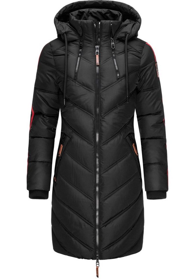 Marikoo Wintermantel Armasa modischer Damen Winter Steppmantel mit Kapuze Marikoo Wintermantel Armasa modischer Damen Winter Steppmantel mit Kapuze von Marikoo