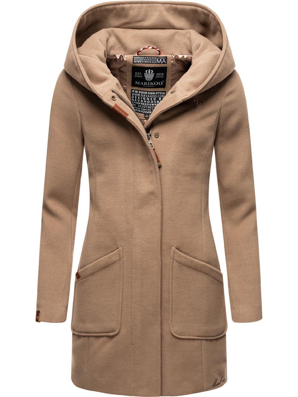 Marikoo Wintermantel Damen, taupe von Marikoo