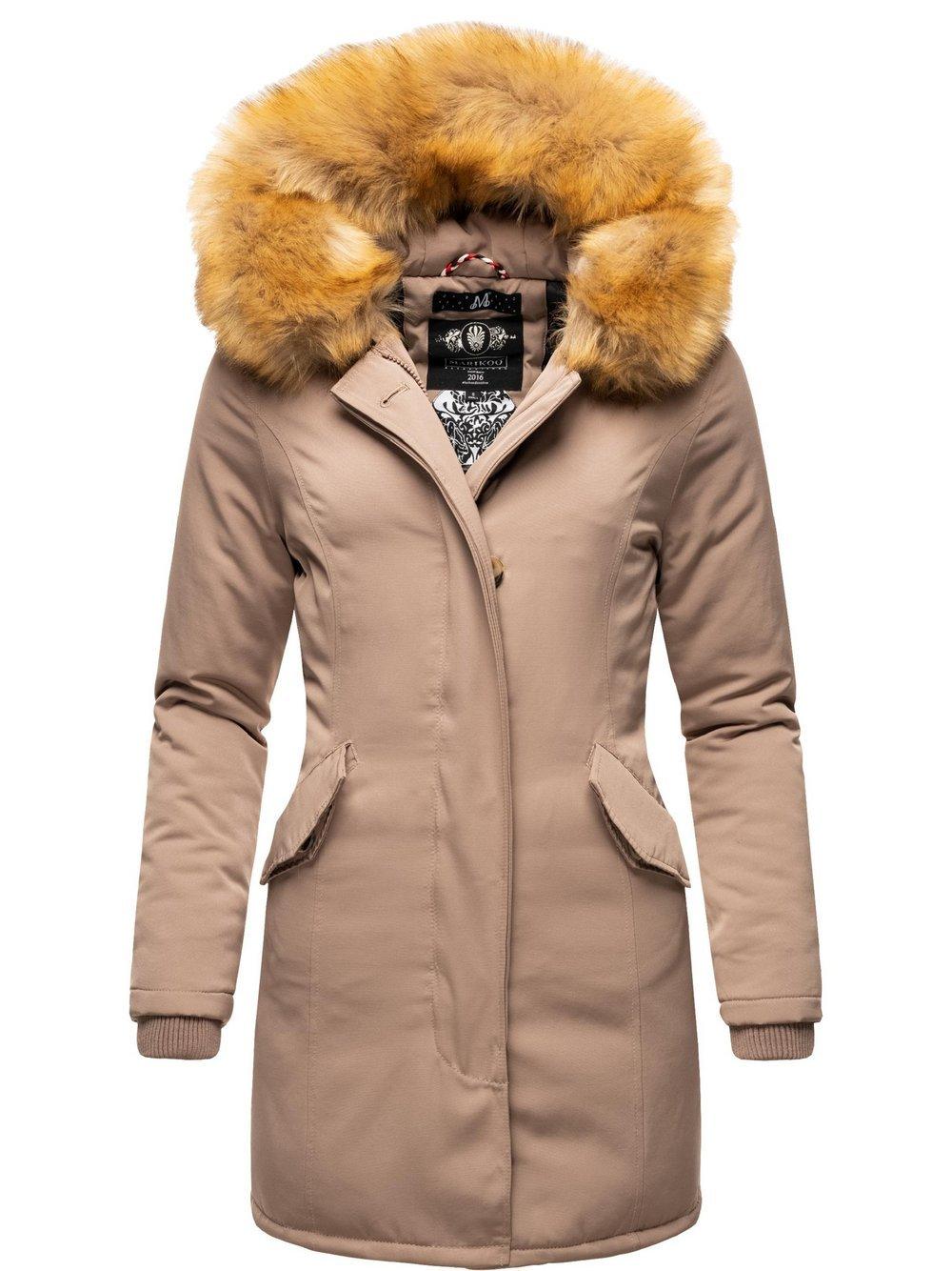 Marikoo Wintermantel Damen, taupe von Marikoo