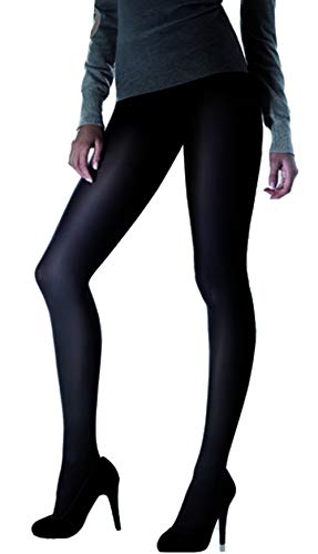 MARILYN blickdichte Strumpfhose, 100 Denier, Größe 40/42 (M/L), Farbe Blau (dark-blue) von MARILYN