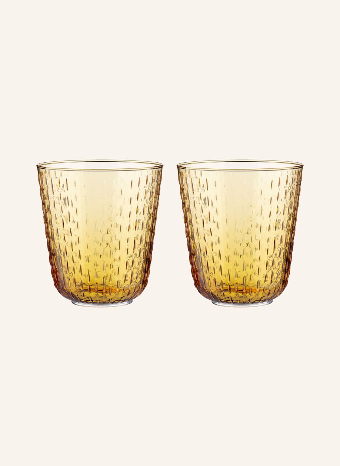 Marimekko 2er-Set Trinkgläser Syksy gelb Marimekko 2er-Set Trinkgläser Syksy gelb von Marimekko