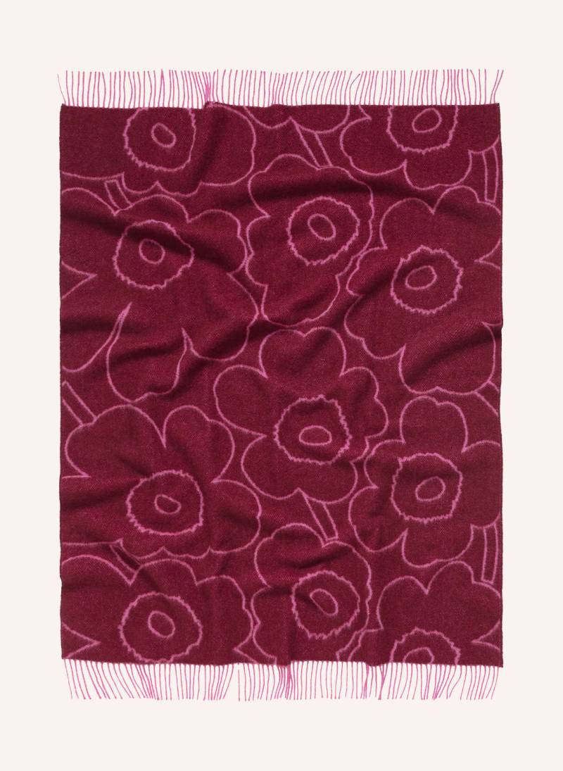 Marimekko Plaid Piirto Unikko rot von Marimekko