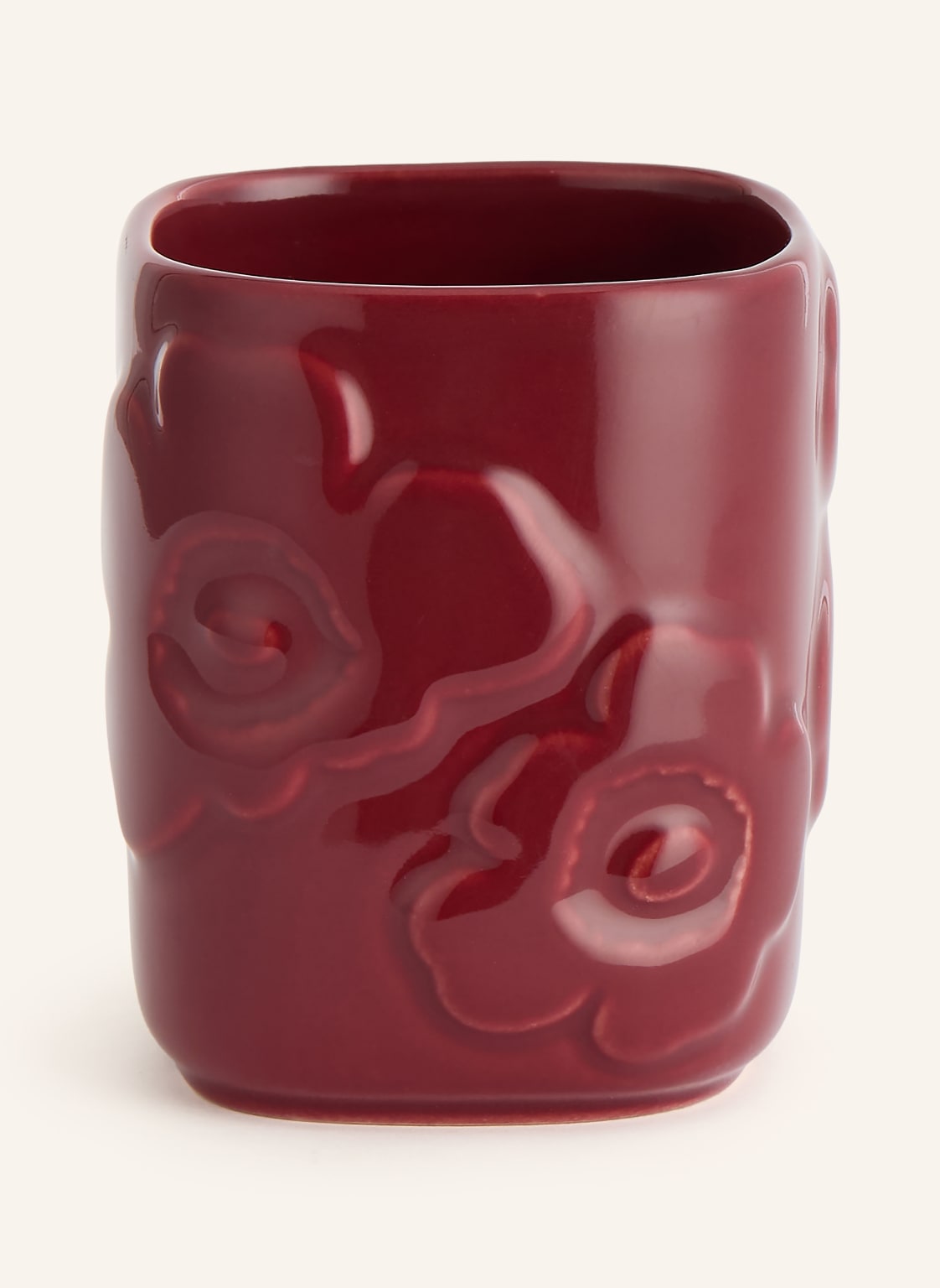 Marimekko Zahnputzbecher Unikko rot von Marimekko