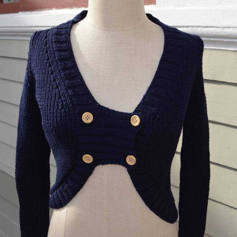 Marineblau Frau Pullover von MarinJaneKnits