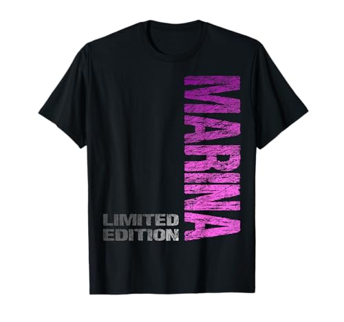 Marina Name Vorname Mädchen Frau Geburtstag T-Shirt Marina Name Vorname Mädchen Frau Geburtstag T-Shirt von Marina Vorname Mädchen Frau Name