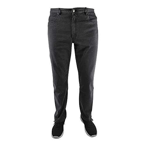 Marina del Rey Herren große Größen Jeans Regular Fit mit elastischem Bund Peter 60, Dark Grey von Marina del Rey