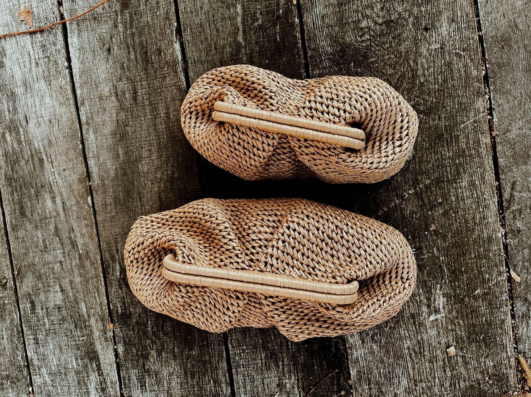 Gehäkelte Raffia Clutch Tasche Cloud Beutel, Abend Handtasche von MarinaAleksina