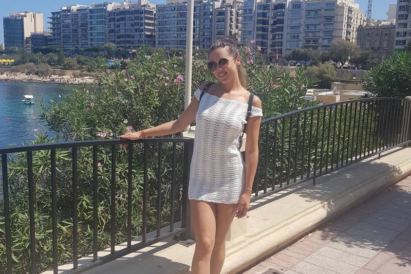 Sommer Strandkleid, Boho Weiße Frau Kleid. Gestricktes Baumwoll Kleid von MarinasKnitt