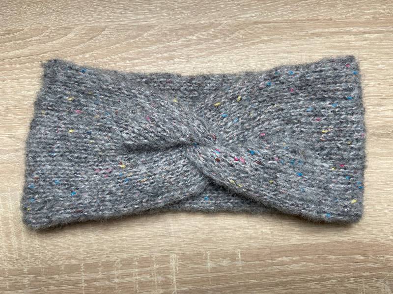 Handgestrickte Stirnband Aus Babyalpaka Und Merinowolle von Marinasladen