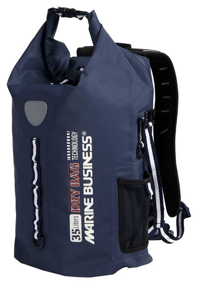 Marine Business Aktenmappe Wasserdichter Rucksack 35L, Rollverschluss, Blau von Marine Business