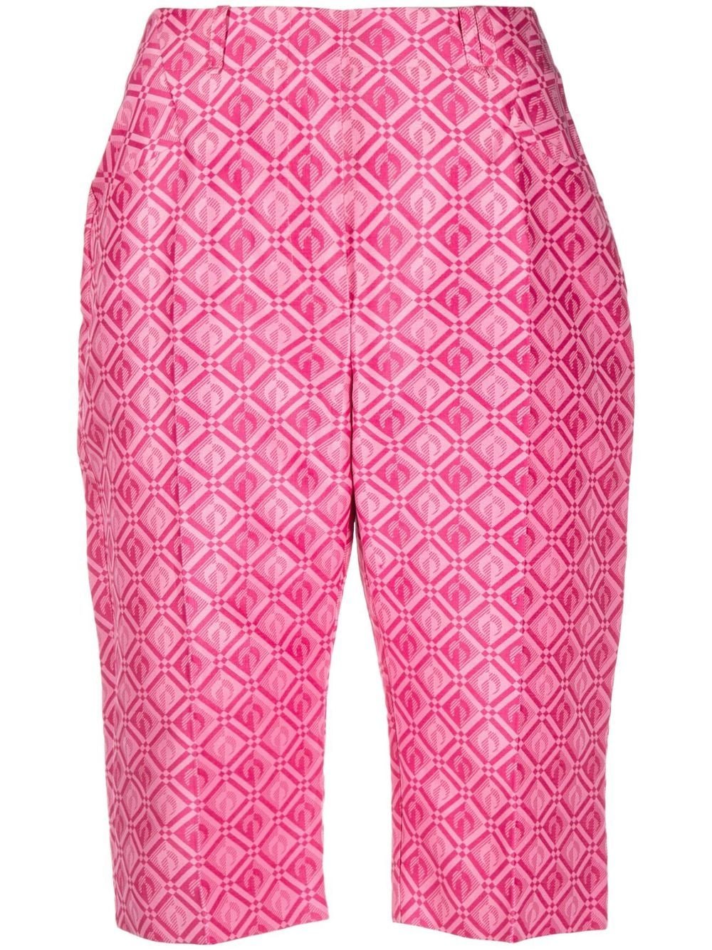 Marine Serre Moon Diamant Shorts - Rosa von Marine Serre