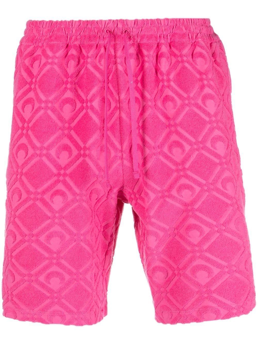 Marine Serre Shorts mit Sichelmond-Print - Rosa von Marine Serre