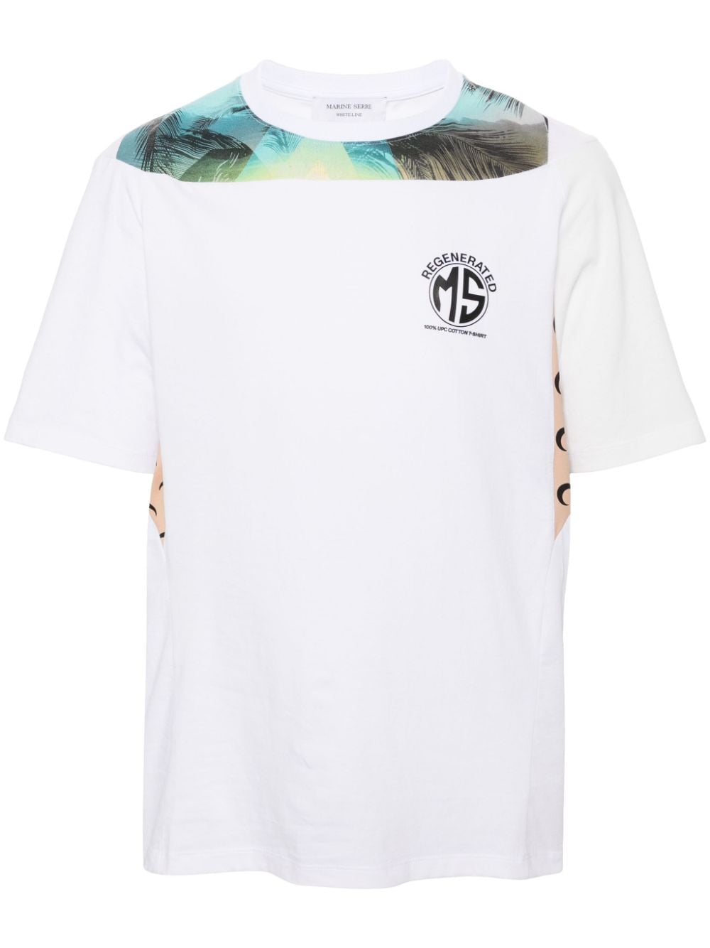 Marine Serre T-Shirt mit grafischem Print - Weiß von Marine Serre