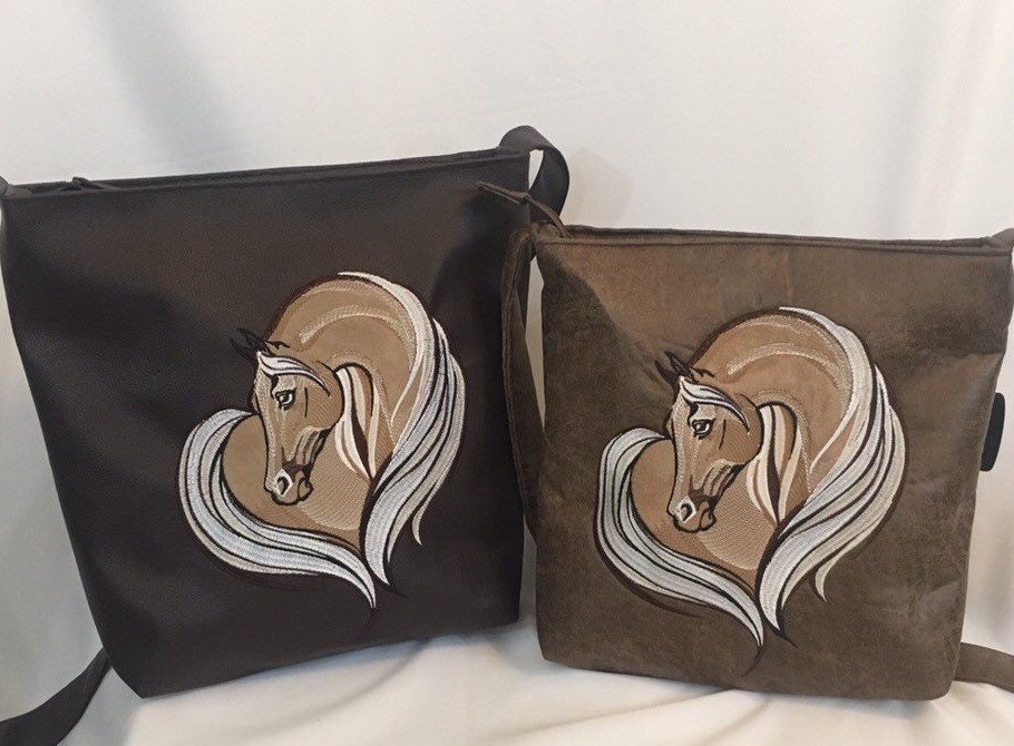 Pferde Geldbörse - Herz Applikation von MariniDesignsShop