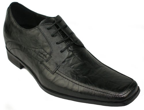 Mario Moronti Lugano - Exklusiver Herren-Schnürschuh aus Kalbsleder mit Leichter und moderner Crinkle-Optik + 7 cm größer (eu_Footwear_Size_System, Adult, Men, Numeric, medium, Numeric_42) von Mario Moronti