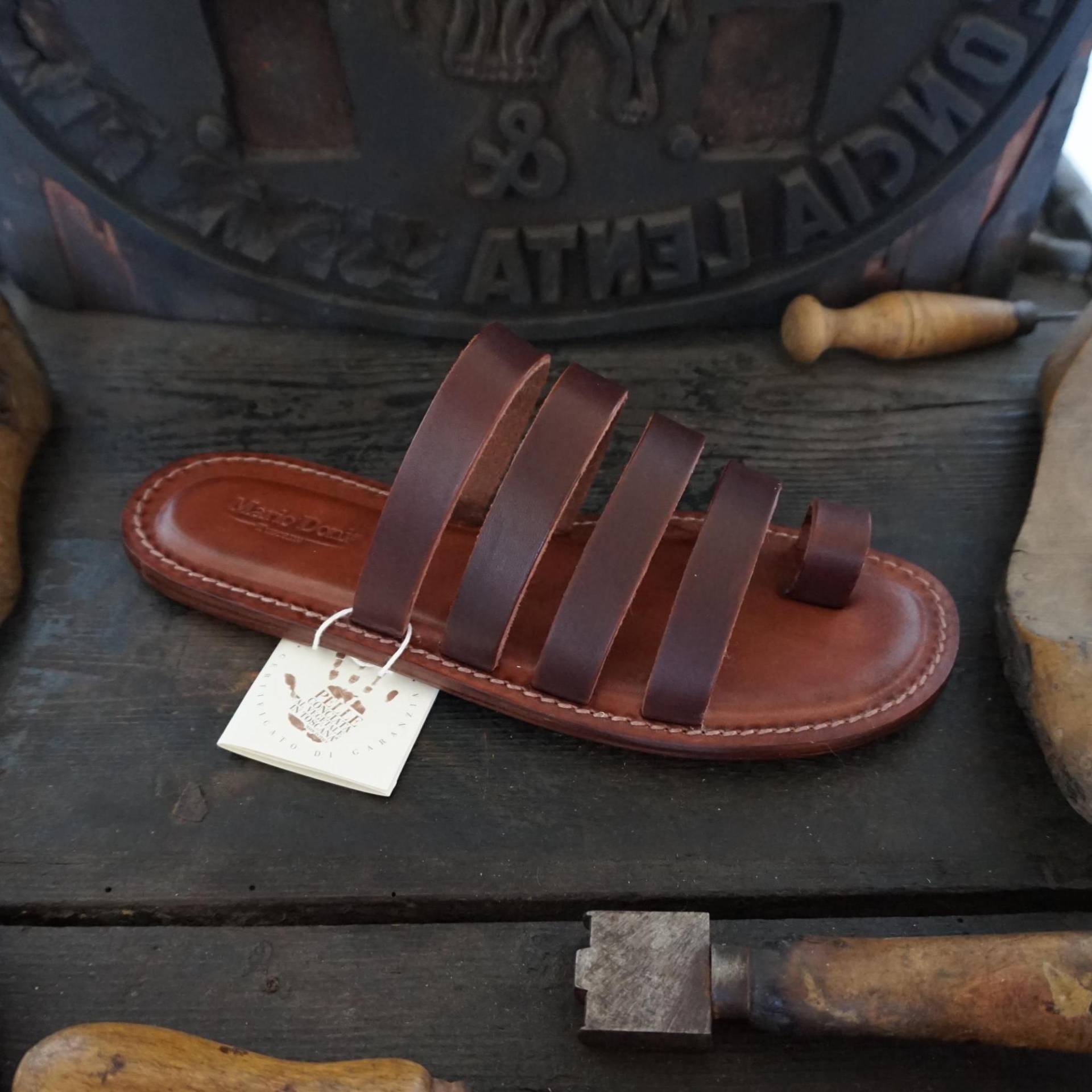 Damensandalen Aus Leder Und Echtem Pflanzenleder, Hergestellt in Italien, Anpassbare Handgefertigte Sandale, Sandalen Mario Doni von MarioDoni