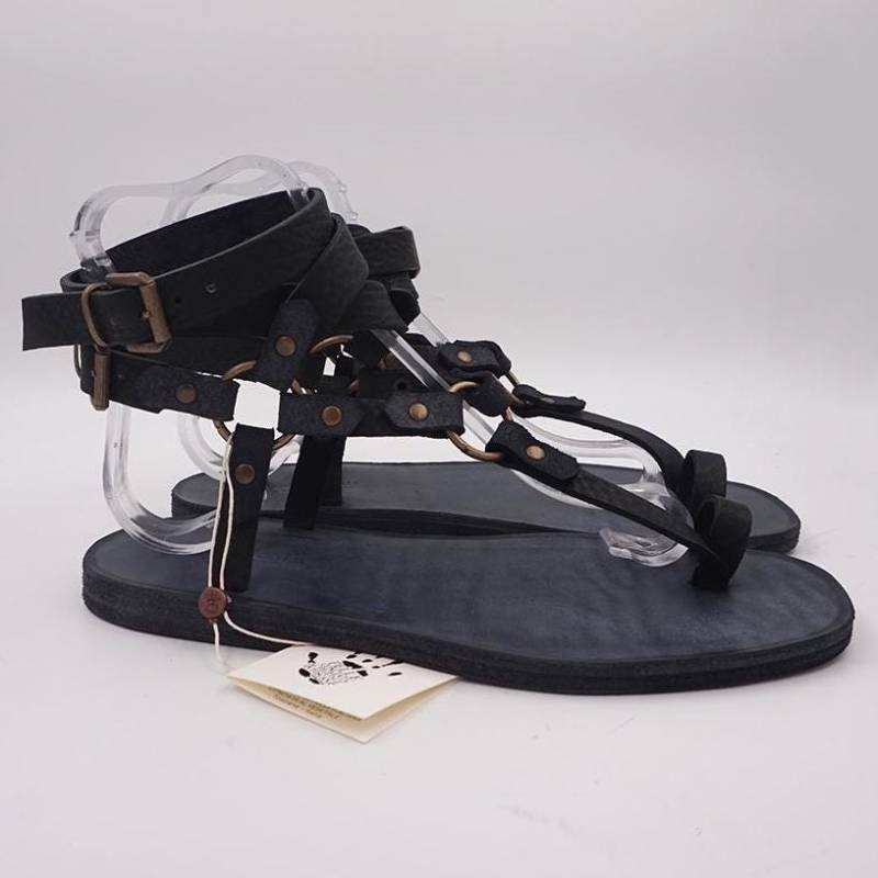 Handgefertigte Herrensandalen Aus Leder Und Pflanzlichem Mario Doni, Anpassbare Handgefertigte Ledersandale Für Männer, Hergestellt in Italien von MarioDoni