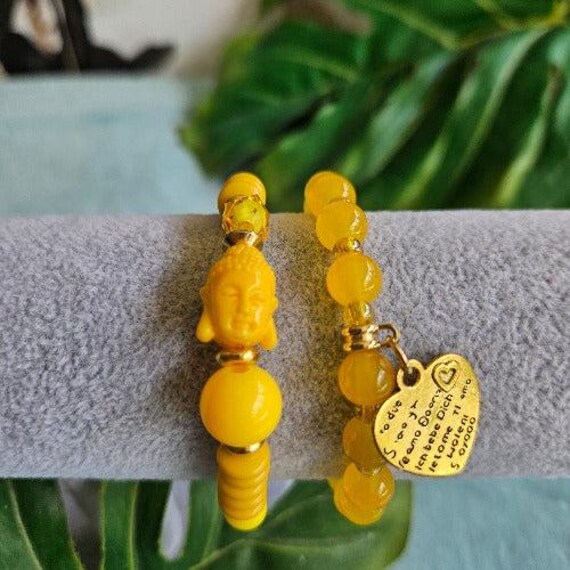 Armbänder 2Er-Set Gelb Mit Anhänger von MarioMariani