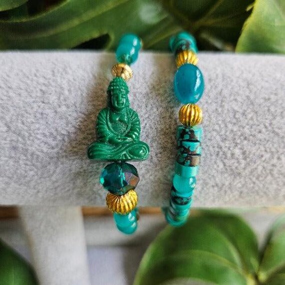 Armbänder Grün Mit Perlen von MarioMariani