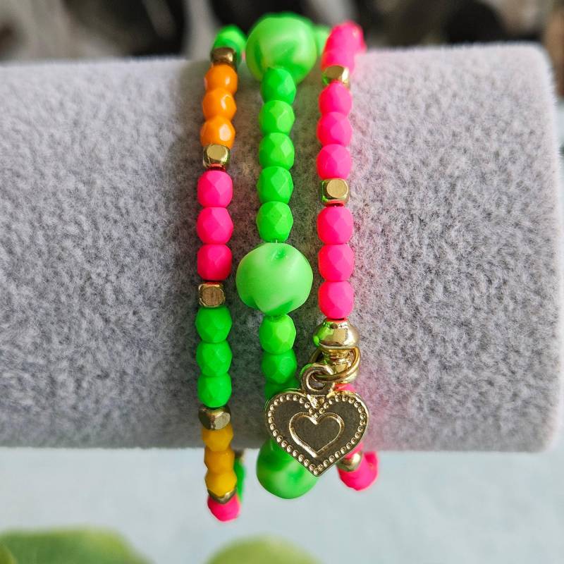 Armbänder Perlen Bunt 3Er-Set von MarioMariani