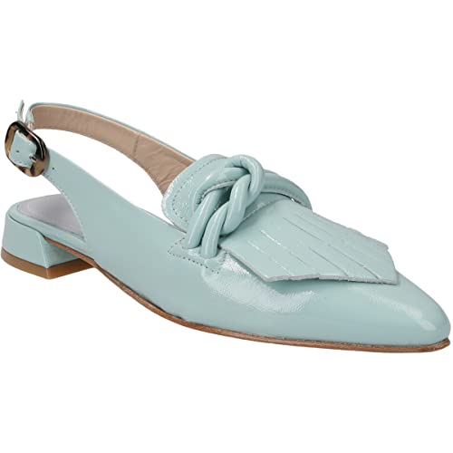 Maripe Peeptoes & Slingpumps Matilde, Lack/Brush, Blau, Damen EU 37,5 von Maripé