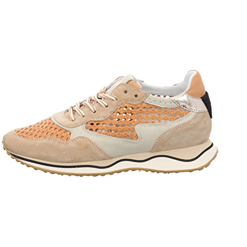 Maripe Sneaker Luna VAR 3, gelocht/geflochten, Beige, Damen EU 39 von Maripé