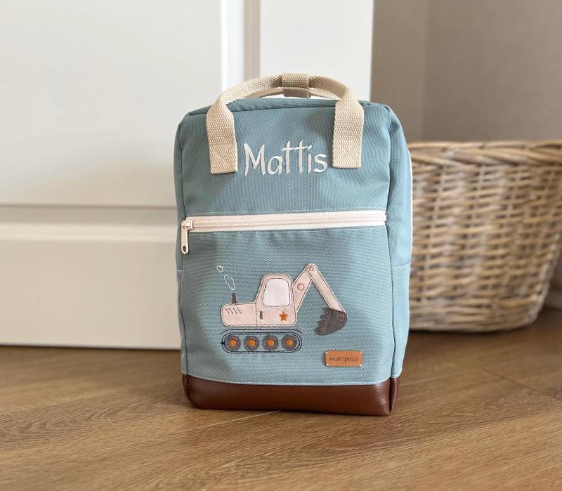 Kinderrucksack Bagger, Personalisierbar Kinderrucksack Bagger, Personalisierbar von MariposaDesignShop