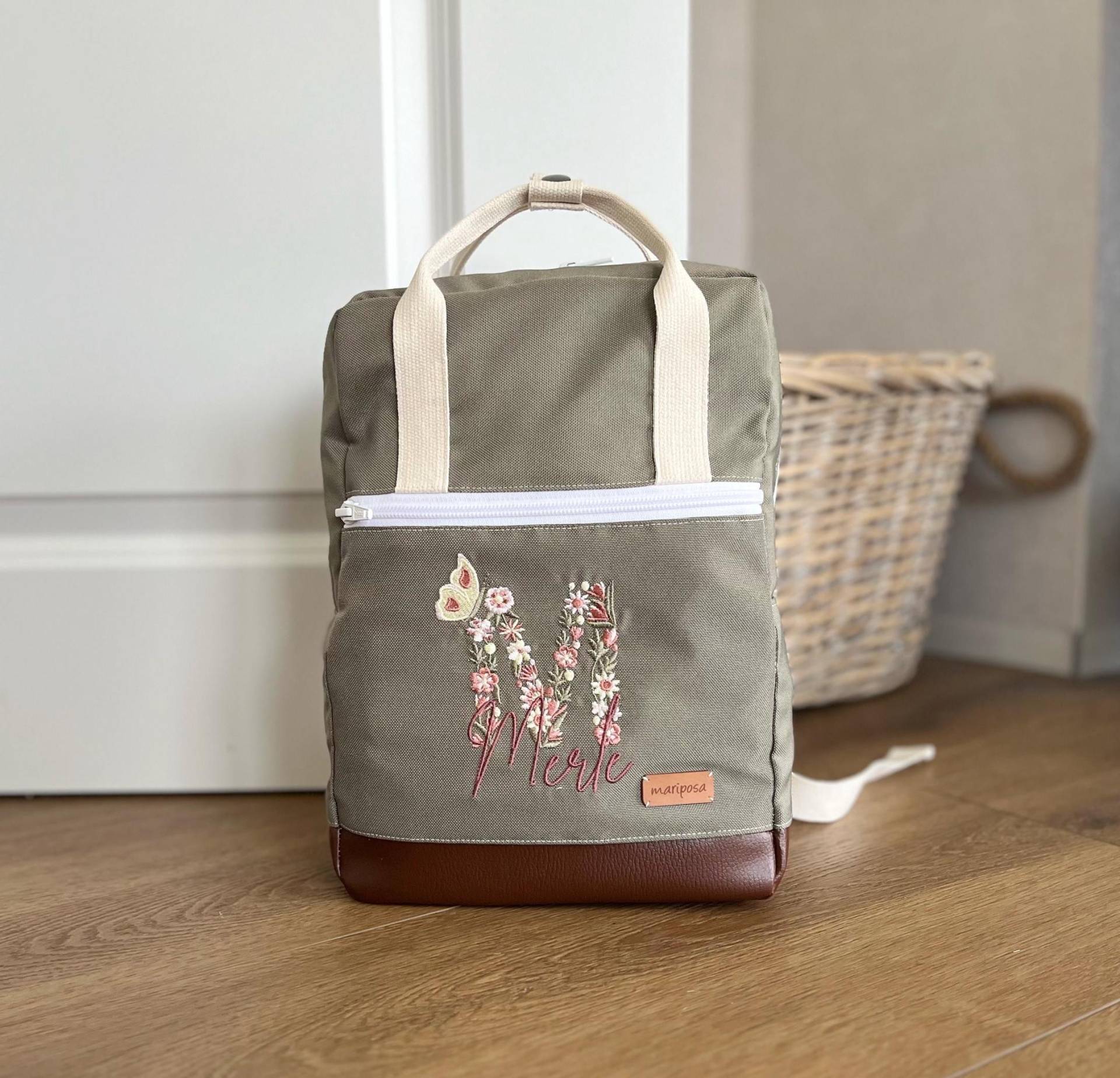 Kinderrucksack Floral; Kindergartenrucksack Kinderrucksack Floral; Kindergartenrucksack von MariposaDesignShop