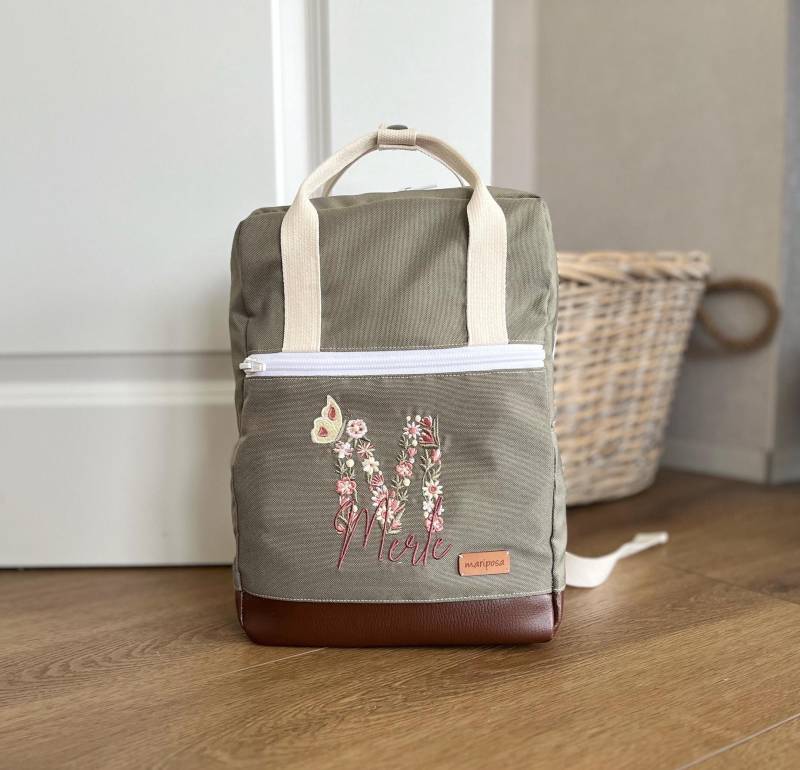 Kinderrucksack Floral; Kindergartenrucksack von MariposaDesignShop