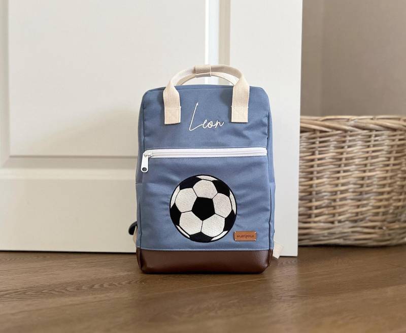 Kinderrucksack Fussball, Personalisierbar Kinderrucksack Fussball, Personalisierbar von MariposaDesignShop