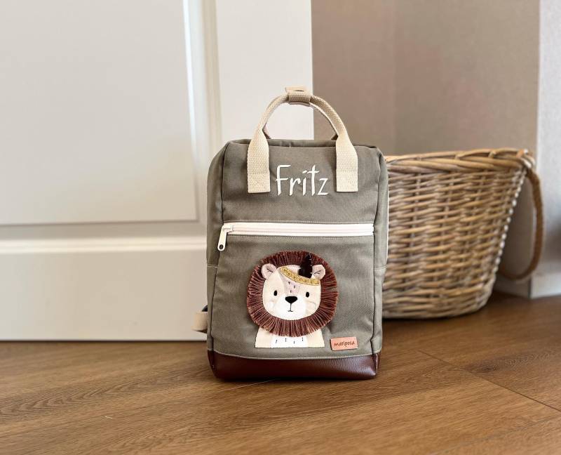 Kinderrucksack Löwe; Kindergartenrucksack Kinderrucksack Löwe; Kindergartenrucksack von MariposaDesignShop