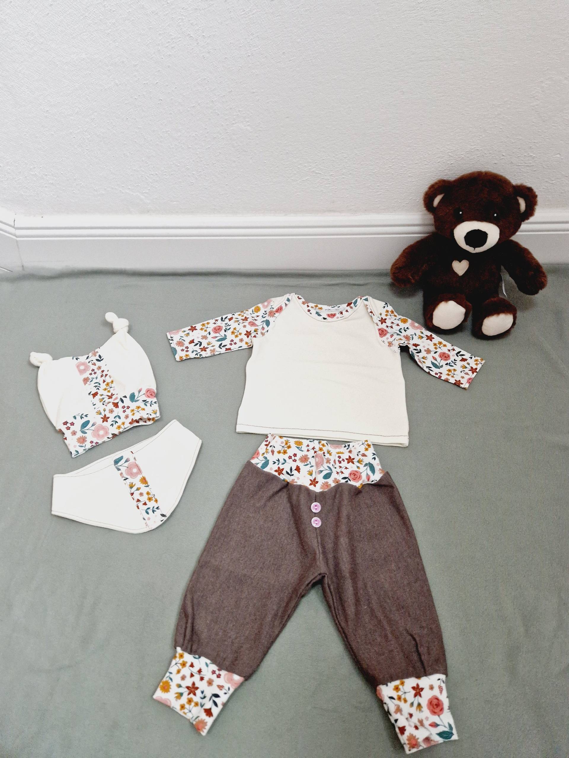 Set Modell Blumenkind | Größe 68-72 von MarisasNaehzauber