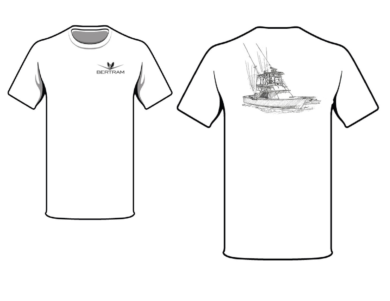 Bertram 31 Flybridge T-Shirt Bertram 31 Flybridge T-Shirt von MaritimeTees